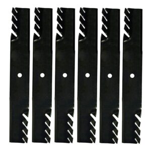 6pcs Toothed Blades Toro 107-3192-03 Scag 481706 482461 482877 483316 48110 48184