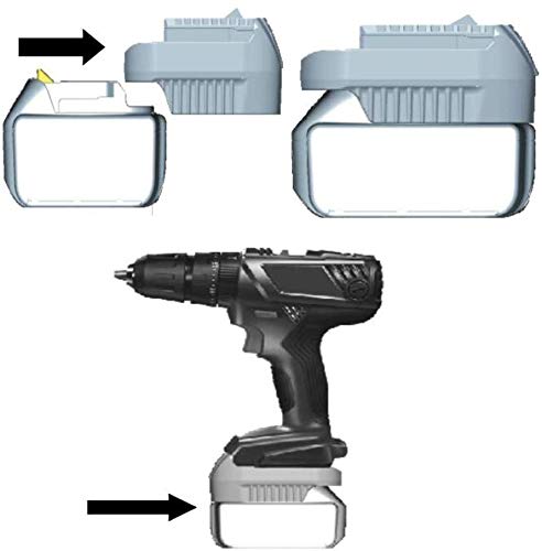 AuthFrank MT20BSL Battery Converter Adapter for Makita 18V Li-ion Battery BL1830 BL1860 Used to for Bosch 18V Lithium Battery