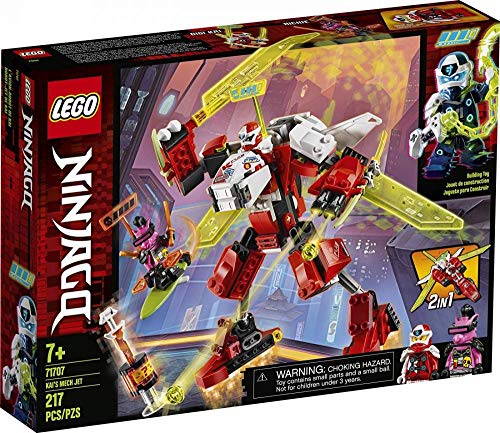 LEGO NINJAGO Kai's Mech Jet 71707 Ninja Car Building Kit (217 Pieces)