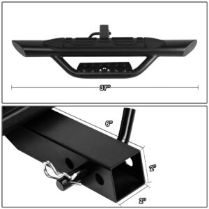 DNA MOTORING PT-ZTL-8117 2 Inches Receiver 36.5 Inches x 3.75 Inches Towing Hitch Step Bar,Black