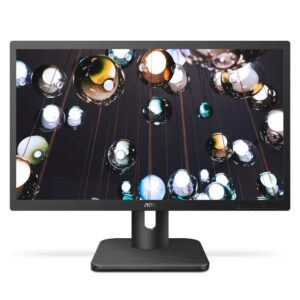 aoc 22e1h 21.5" hd 1900x1080 monitor, 5ms, flickerfree, hdmi/vga, vesa compatible, epeat silver, energystar (renewed)