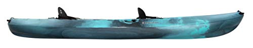 perception Kayaks Rambler 13.5 | Sit on Top Tandem Kayak | Recreational Kayak for Two | Storage with Tie Downs | 13' 6" | Dapper