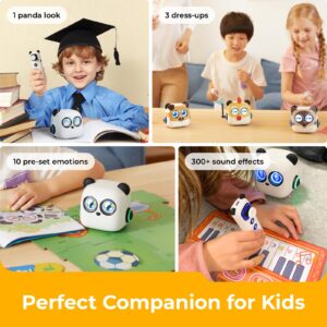 Makeblock mTiny Robot Toys for Kids 3-5 Years Old, Remote Control Interactive Emo Robot, Screen-Free Coding Robot for Kids with Programming Card, Gift for Boys and Girls Age 3+