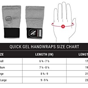 Hayabusa Quick Gel Boxing Hand Wrap Gloves - Blue, X-Large