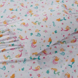 Size Sheet Set Pink Mermaid For Girls/Teens Mermaids Shells Fishes Turtles New # Pink Mermaid (Twin)