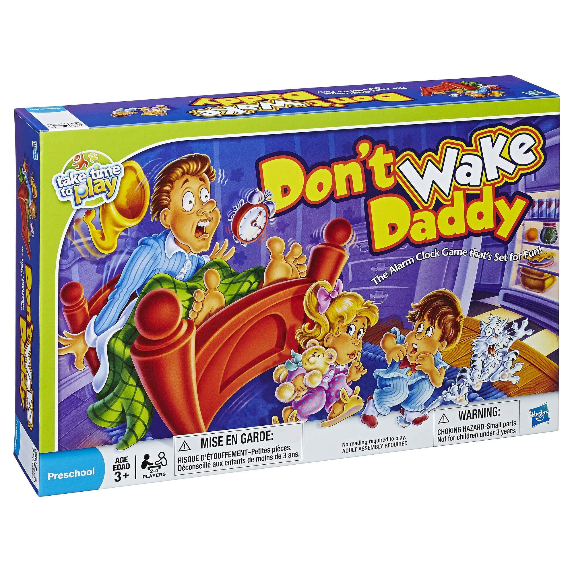 Hasbro Gaming Don't Wake Daddy Preschool Board Game for Kids Ages 3 and Up (Amazon Exclusive)