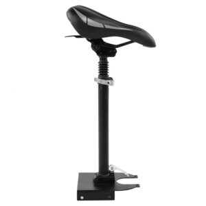 electric scooter with seat shock-absorbing scooter accessories, electric skateboard saddle for xiaomi m365 scooter, adjustable scooter seat m365 scooter electric for adults for most scooters (black)