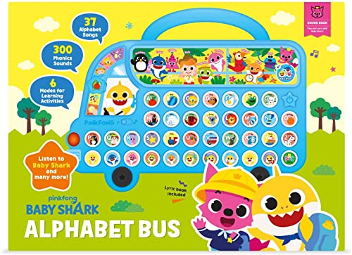 Pinkfong Baby Shark ABC Alphabet Bus Sound Pad | Baby Shark Toys, Baby Shark Books | Learning & Education Toys | Interactive Baby Toys for Toddlers 1-3 | Gifts for Boys & Girls