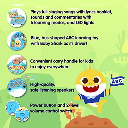 Pinkfong Baby Shark ABC Alphabet Bus Sound Pad | Baby Shark Toys, Baby Shark Books | Learning & Education Toys | Interactive Baby Toys for Toddlers 1-3 | Gifts for Boys & Girls