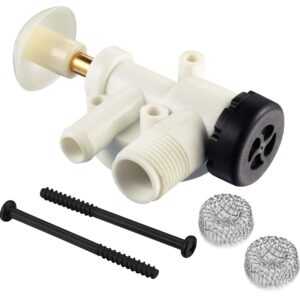 385314349 toilet water valve assembly rv camper trailer toilet repair kit compatible with sealand ecovac vacuflush flush toilets replacement for foot pedal toilets except 300 310 320 model