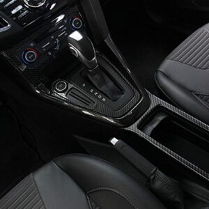 ruihe 3pc carbon fiber color abs inner gear shift panel cover trim fit for ford focus 2015 2016 2017 2018 mk3 rs st lhd