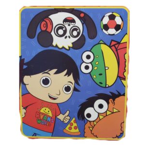 franco manufacturing ryan world soft plush throw, print of ryan with friends, 40 inches x 50 inches