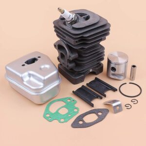 Corolado Spare Parts, 39mm Cylinder Piston Muffler Gasket Kit for Husqvarna 235 236 236E 240 240E Chainsaw Engine Motor Parts 10mm Pin 545050417