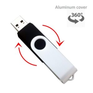 Flash Drive Bulk USB Drives 20pcs 128MB USB Flash Drives Flash Drive Thumb Drive Bulk Flash Drives Swivel USB 2.0 (128MB, 20PCS, Black) (128MB*20pcs)