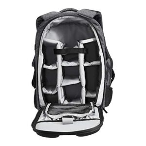 Amazon Basics DSLR Camera Backpack (High Density Water-Resistant 840D Polyester) - Ash Gray