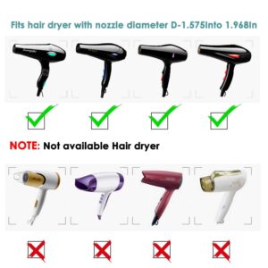 Collapsible Hair Dryer Diffuser + Scalp Massager Shampoo Brush- Silicone Blow Dryer Diffuser Attachment - Lightweight Portable Hair Diffuser