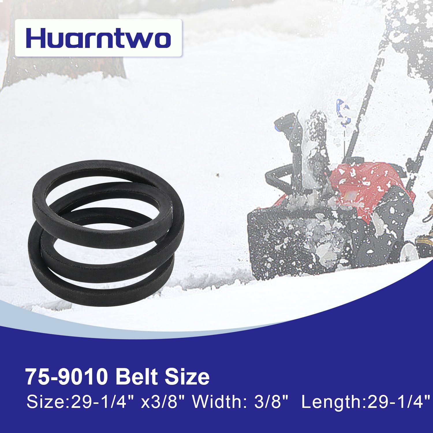 Huarntwo 75-9010 Drive Belt for Toro Snowblower