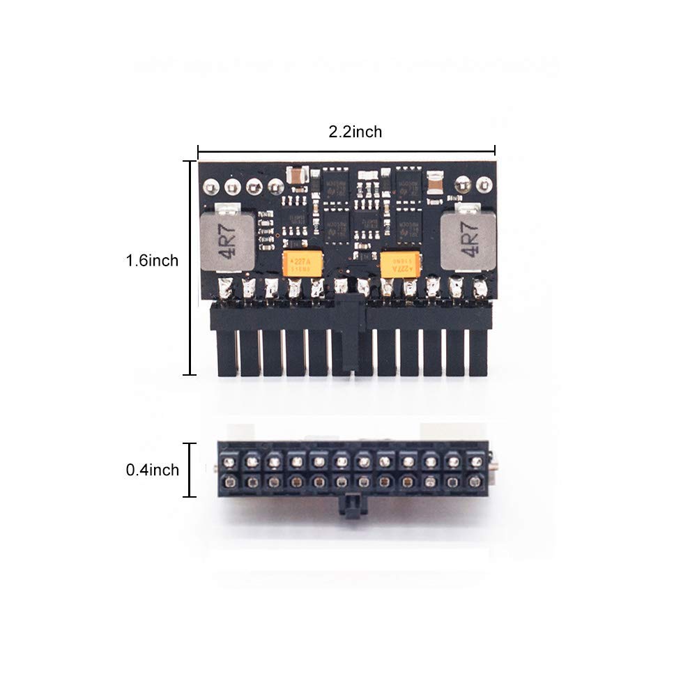 RGEEK 24pin PSU 12V DC Input 150W Peak Output Switch DC-DC ATX Pico PSU Mini ITX PC Power