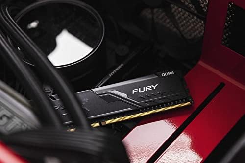 HyperX Fury 8GB 2666MHz DDR4 CL16 DIMM 1Rx8 Black XMP Desktop Memory Single Stick HX426C16FB3/8