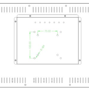 DeYoWo 21.5 Inch Open Frame Touch Moniotor, P-Cap Touch Screen LCD Display,HDMI VGA USB Controller Interface for Kiosks and Mounting