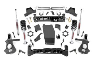 rough country 7" lift kit w/n3 struts for 2014-2018 chevy/gmc 1500 4wd - 17432