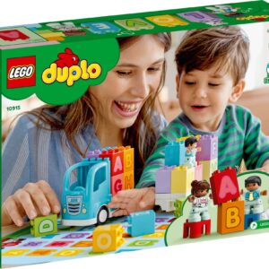 LEGO DUPLO My First Alphabet Truck 10915 ABC Letters Learning Toy for Toddlers, Fun Kids’ Educational Building Toy (36 Pieces)