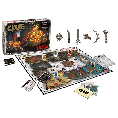 Clue Dungeons & Dragons | Collectible Dungeons and Dragons Clue Game (2019 Version) | Officially Licensed D&D Board Game