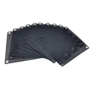 hfeix 80mm computer fan filter pc dust filter length3.15x3.15inches (lxw) black - 10 pack
