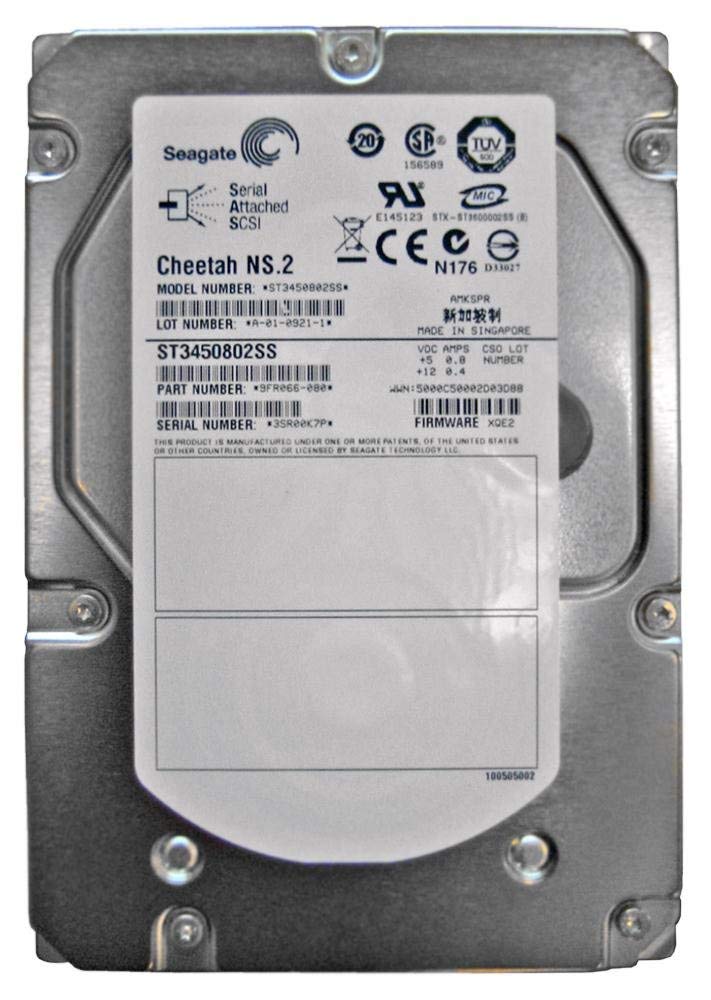 ST3450802SS, Seagate SAS 450GB 10K RPM 3.5" (Renewed)