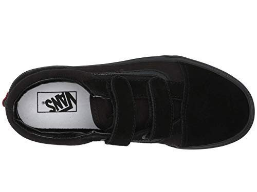 Vans Old Skool V Junior/Big Kids Shoes Sneakers Boys/Girls (Black/Black, 6, Numeric_6)