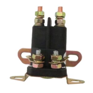 Rllyer Starter Solenoid w/ 2 Hole Bracket For Exmark Lawn Boy Toro 104-3189 117-1197