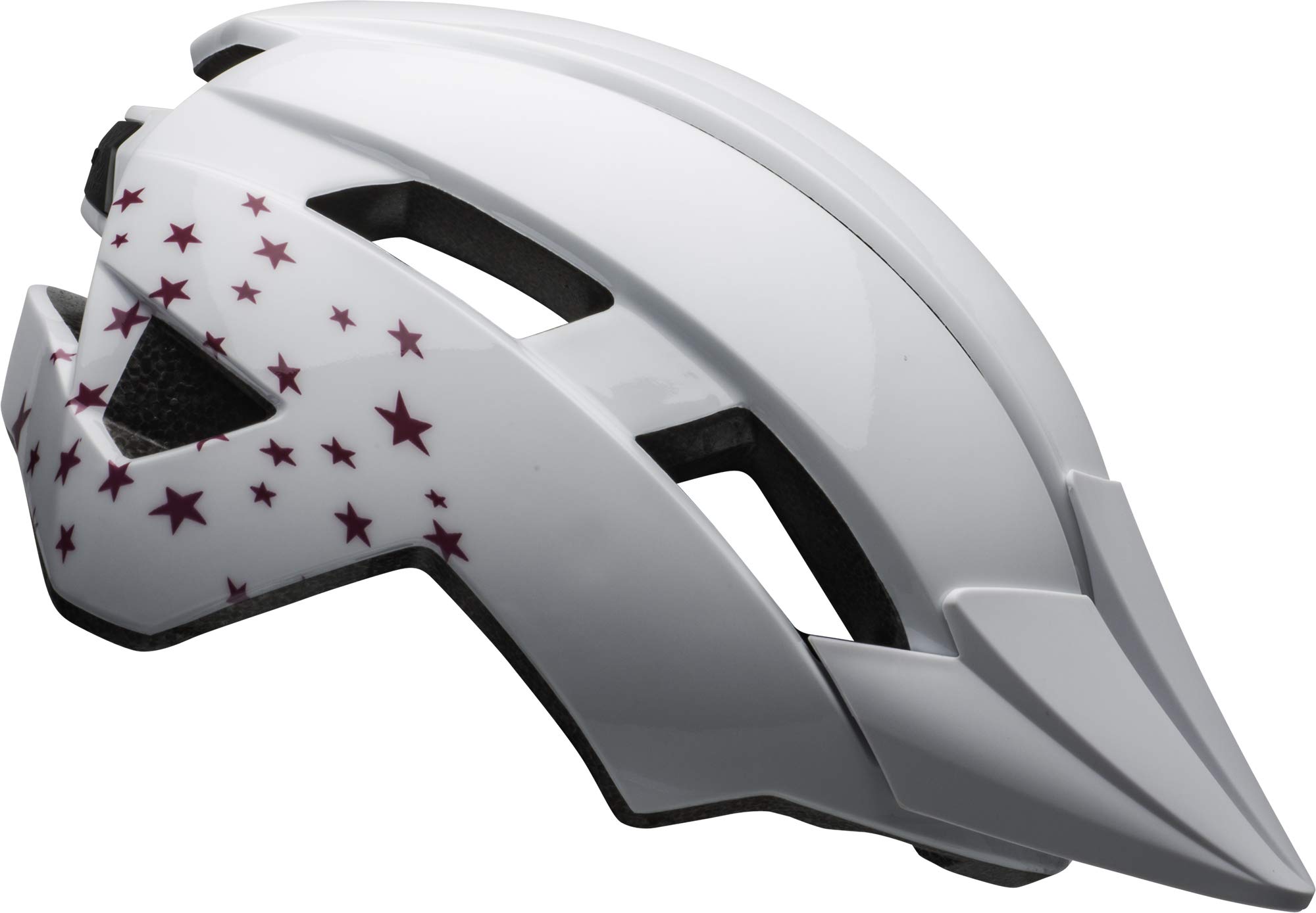 Bell Sidetrack II Youth Youth Bike Helmet - Stars Gloss White (2022), Universal Youth (50-57 cm)