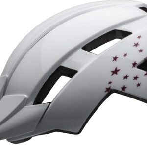 Bell Sidetrack II Youth Youth Bike Helmet - Stars Gloss White (2022), Universal Youth (50-57 cm)