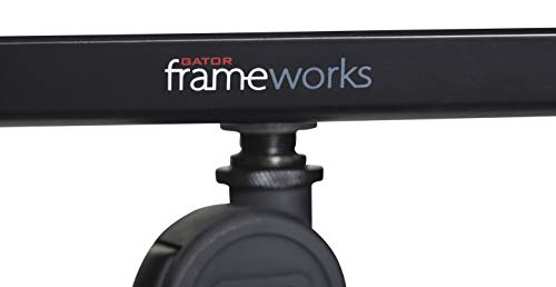 Gator Frameworks Multi Holder Stand Attachment Holdsup to (4) Microphones Wired or Wireless (GFW-MIC-4TRAY)