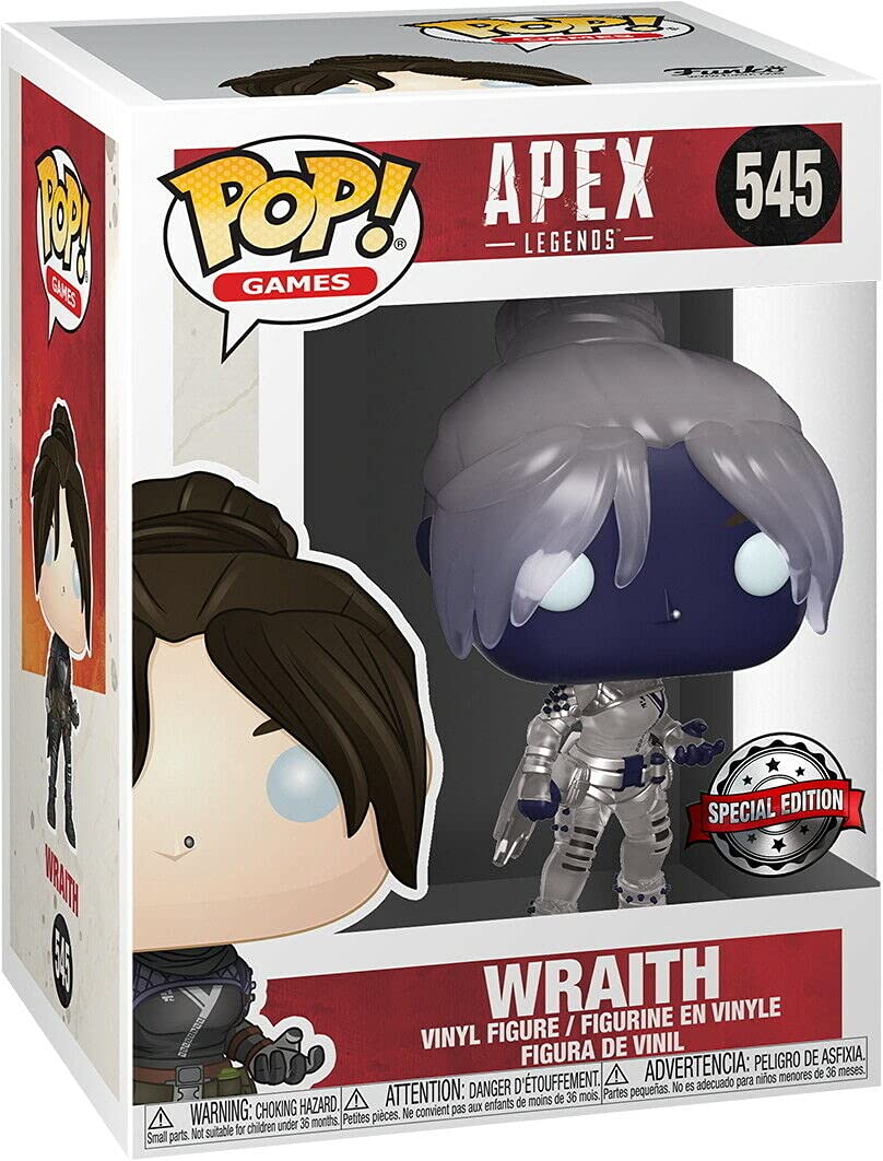 Funko Pop! Games: Apex Legends - Wraith (Translucent), Amazon Exclusive, Multicolor (46214)