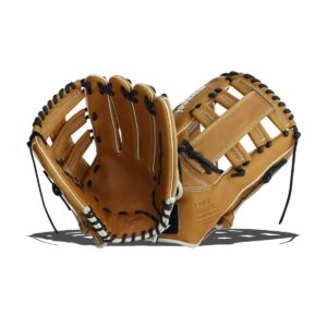 marucci capitol 79r2 13" double bar post fielding glove, left-hand throw