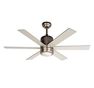 Hardware House 24-2479 Horizon Ceiling Fan, 48", Satin Nickel