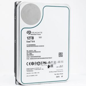 Seagate 12TB HDD Exos X14 SATA 6Gb/s 512e 7200RPM 3.5" Enterprise Hard Drive (Renewed)