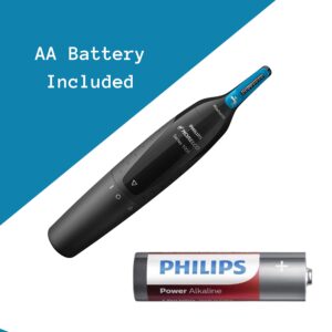 Philips Norelco Nose Hair Trimmer, Detail Trimmer for Nose, Ears and Eyebrows with Dual Sided Blade System for Precision