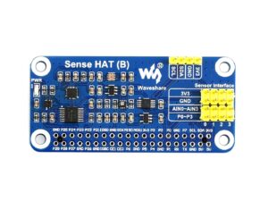 waveshare sense hat (b) for raspberry pi onboard multi powerful sensors supports external sensors