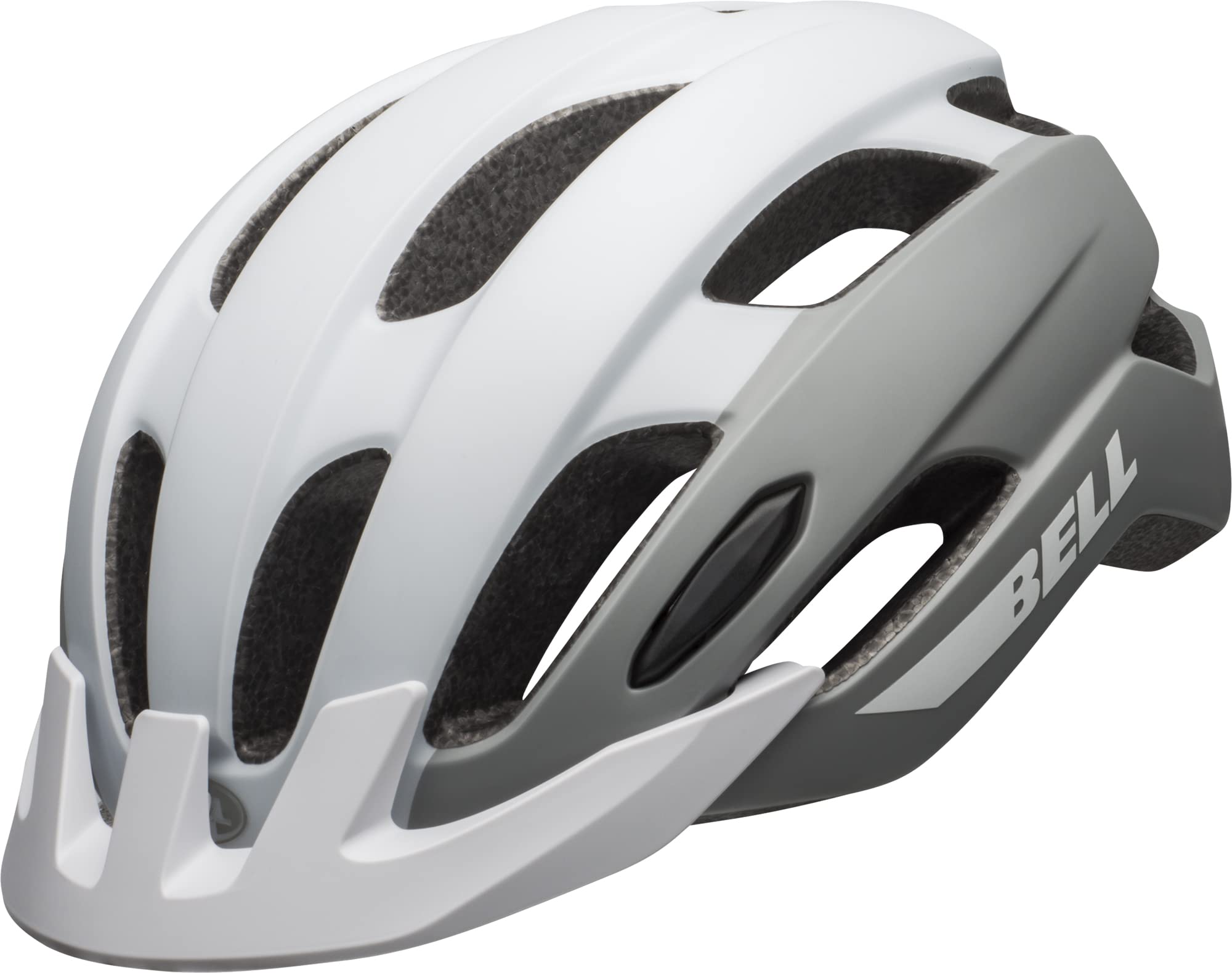 BELL Trace Adult Recreational Bike Helmet - Matte White/Silver (Discontinued), Universal Adult (53-60 cm)