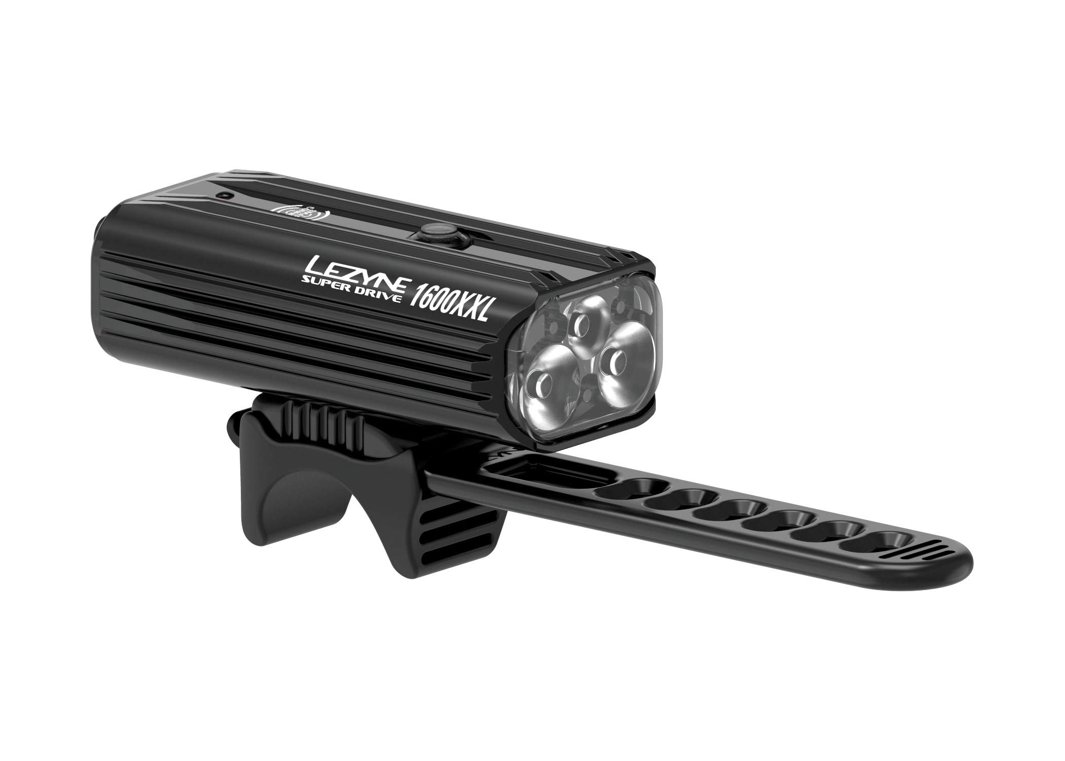 LEZYNE SUPER DRIVE 1600XXL LOADED BLACK GLOSS HEADLIGHT