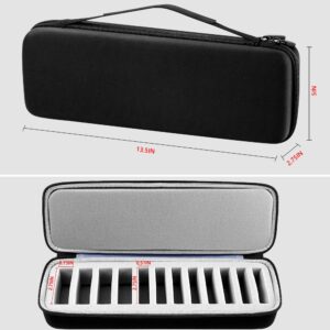 COMECASE Grooming Clipper Blade Case Holder Organizer - Hard Travel Carrying Storage Holds 12 Blades - Upgrade