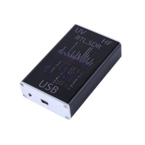 RTL SDR Receiver Full Band, 100KHz-1.7GHz Full-Band UV HF RTL-SDR USB Tuner Receiver Ham Radio Receiver