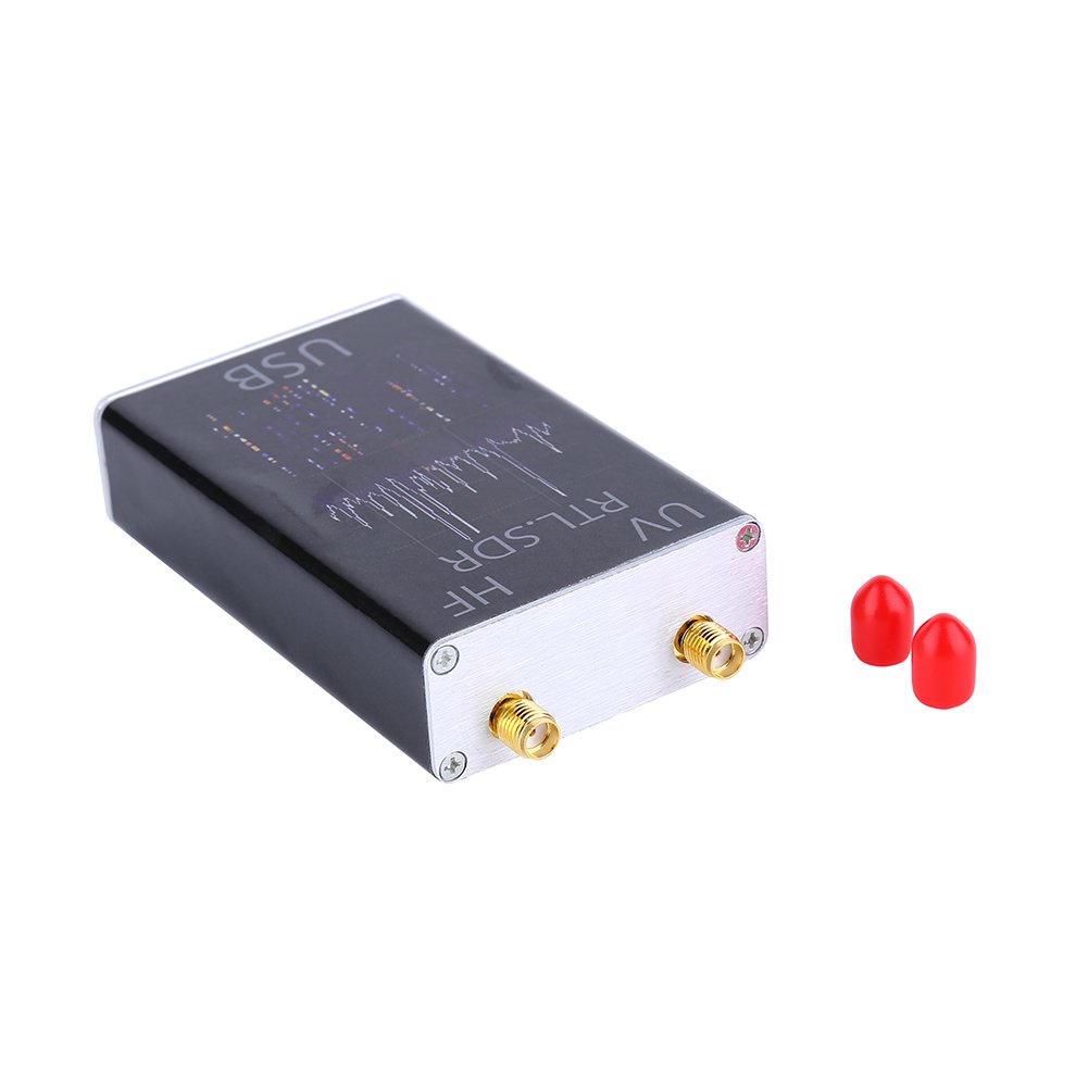 RTL SDR Receiver Full Band, 100KHz-1.7GHz Full-Band UV HF RTL-SDR USB Tuner Receiver Ham Radio Receiver