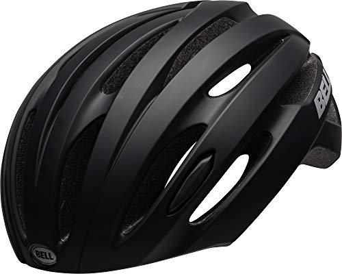 Bell Avenue MIPS LED Adult Road Bike Helmet (Matte/Gloss Black (2020), Universal Adult (54-61 cm))