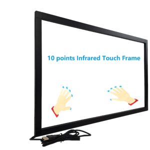 DeYoWo 49 Inch Interactive 10 Points Infrared IR Touch Screen Overlay Frame Free Driver