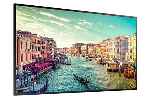 Samsung Business QM55R 55 inch 4K UHD 3840x2160 24/7 Commercial Signage LED Display for Business, HDMI, Wi-Fi, and 3-Year WRNTY, 500 nit (LH55QMREBGCXZA), Black