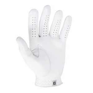 FootJoy Men's Contour FLX Golf Glove, Pearl, Cadet Large, Worn on Left Hand