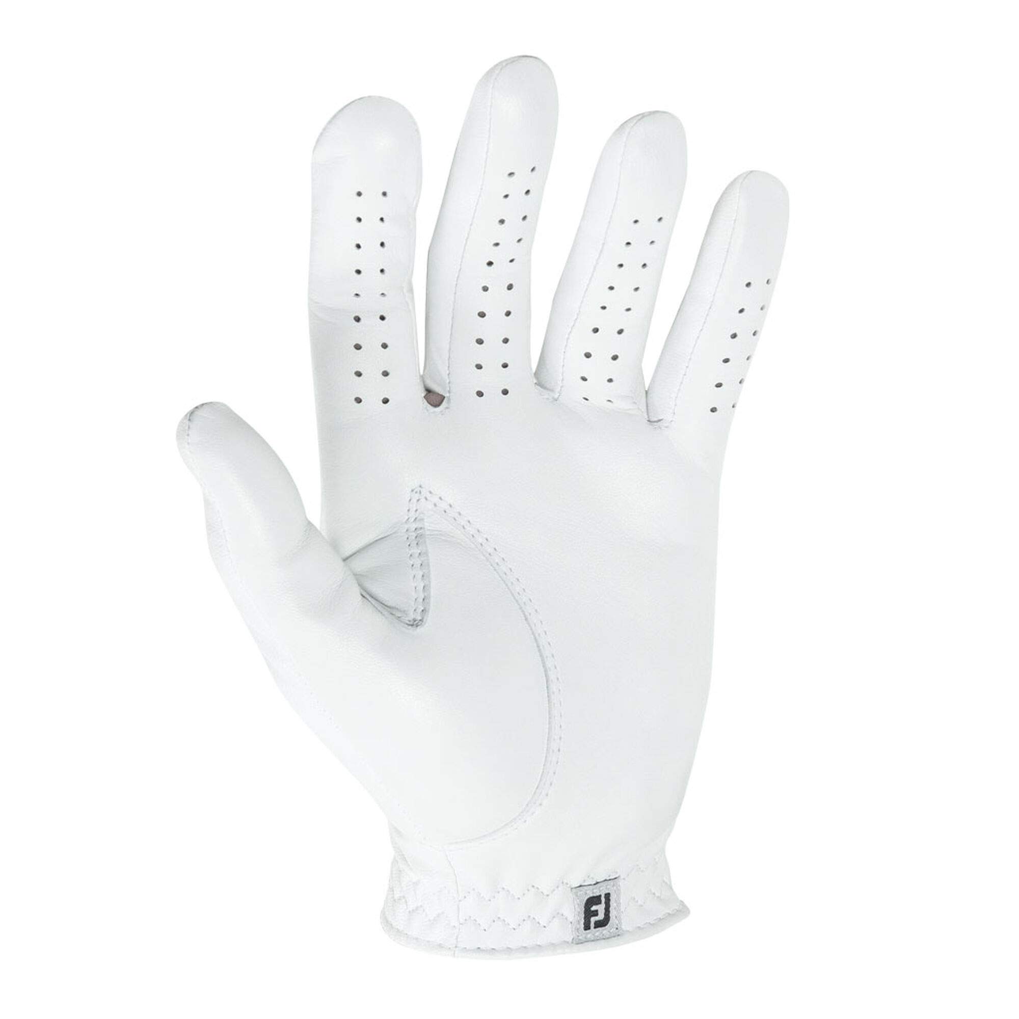 FootJoy Men's Contour FLX Golf Glove, Pearl, Cadet Large, Worn on Left Hand